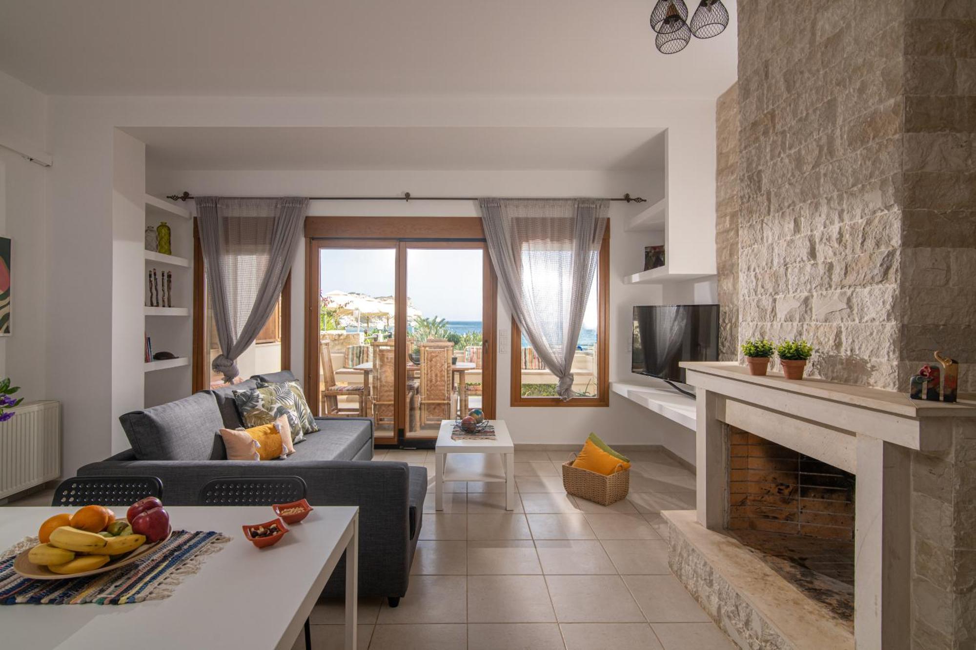 Beachfront Green Apt-Ligaria Beach Exterior foto